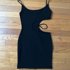 Tiger Mist black mini dress